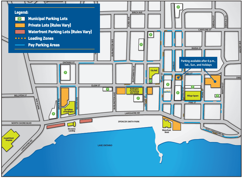 2020 Downtown Parking Map