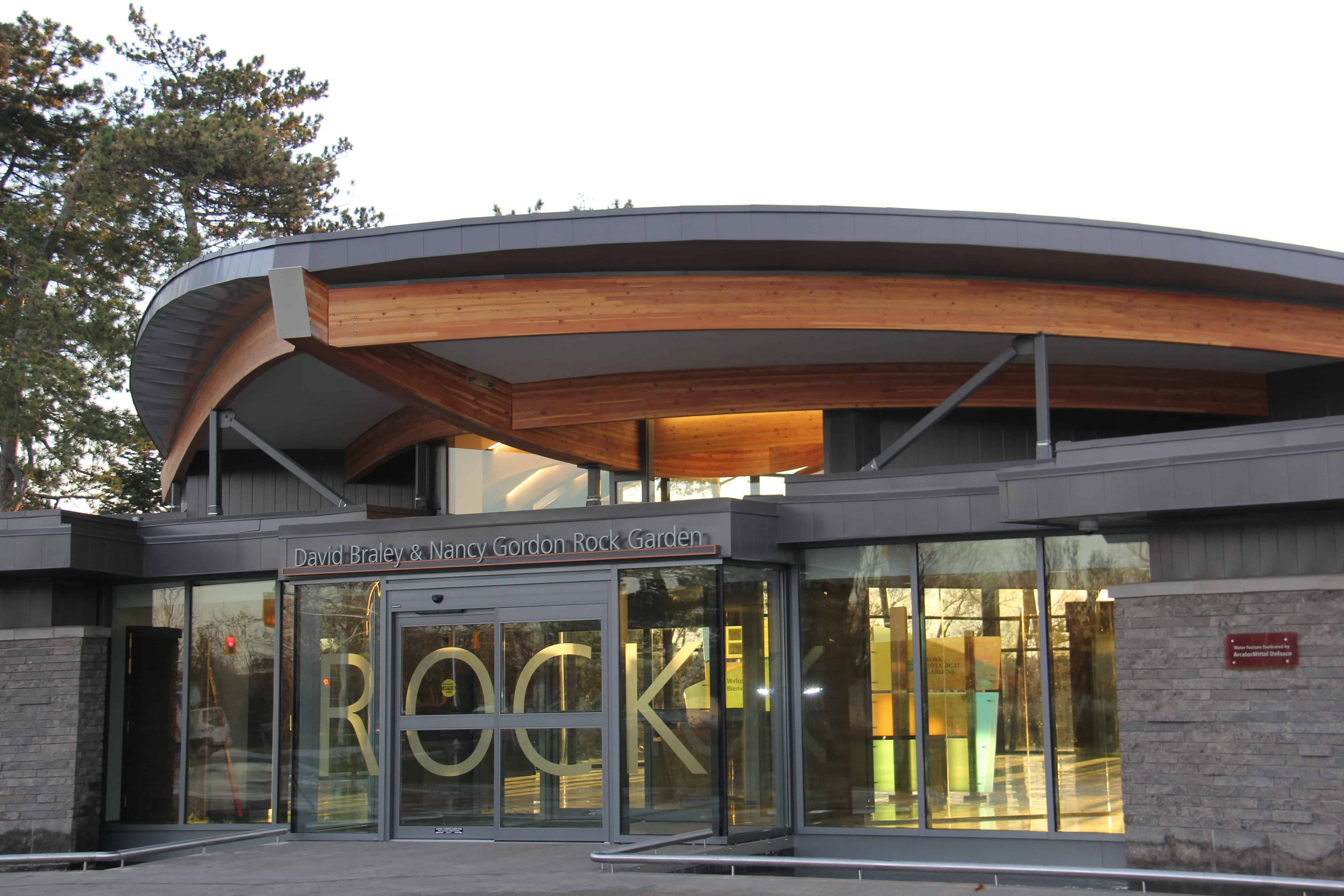entrance to Rock Garden at RBG
