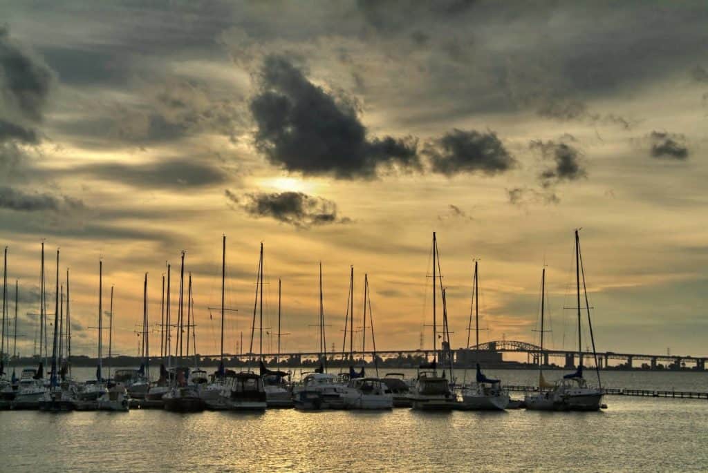 Sunrise at LaSalle Park Marina