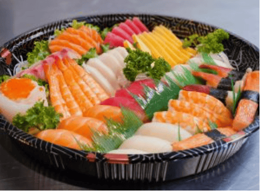 Sushi platter