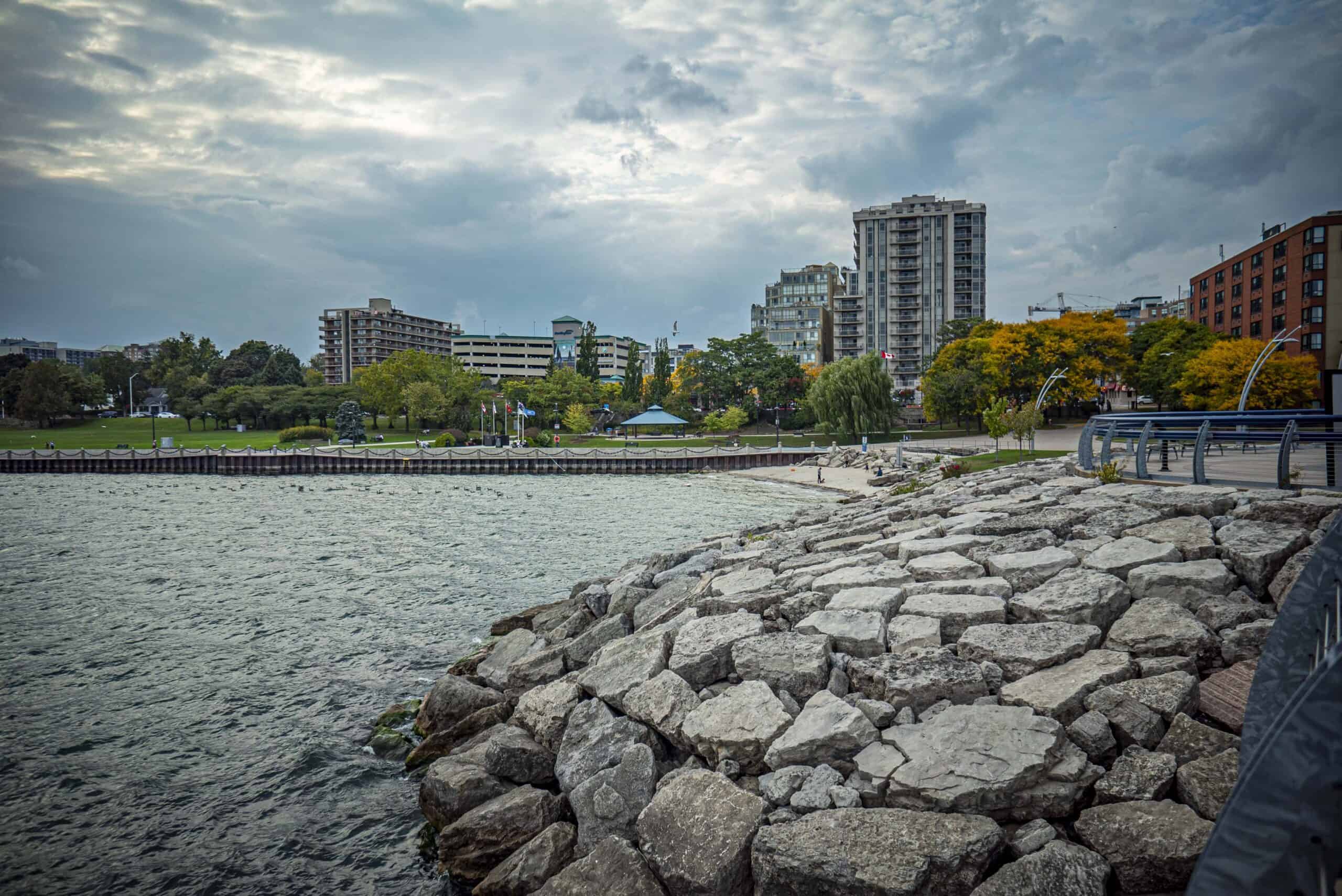 Burlington view from waterfront