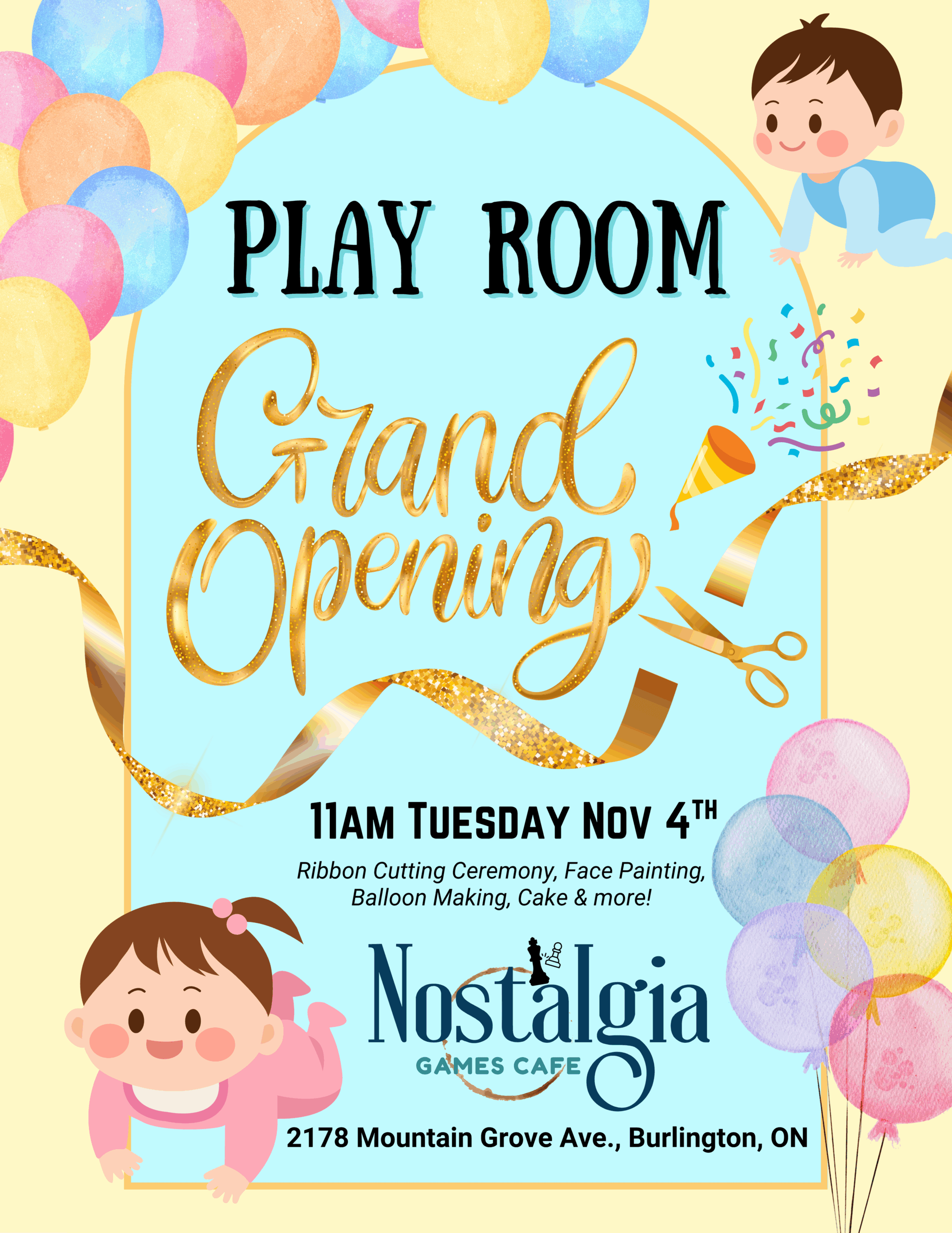 Play Room Grand Opening