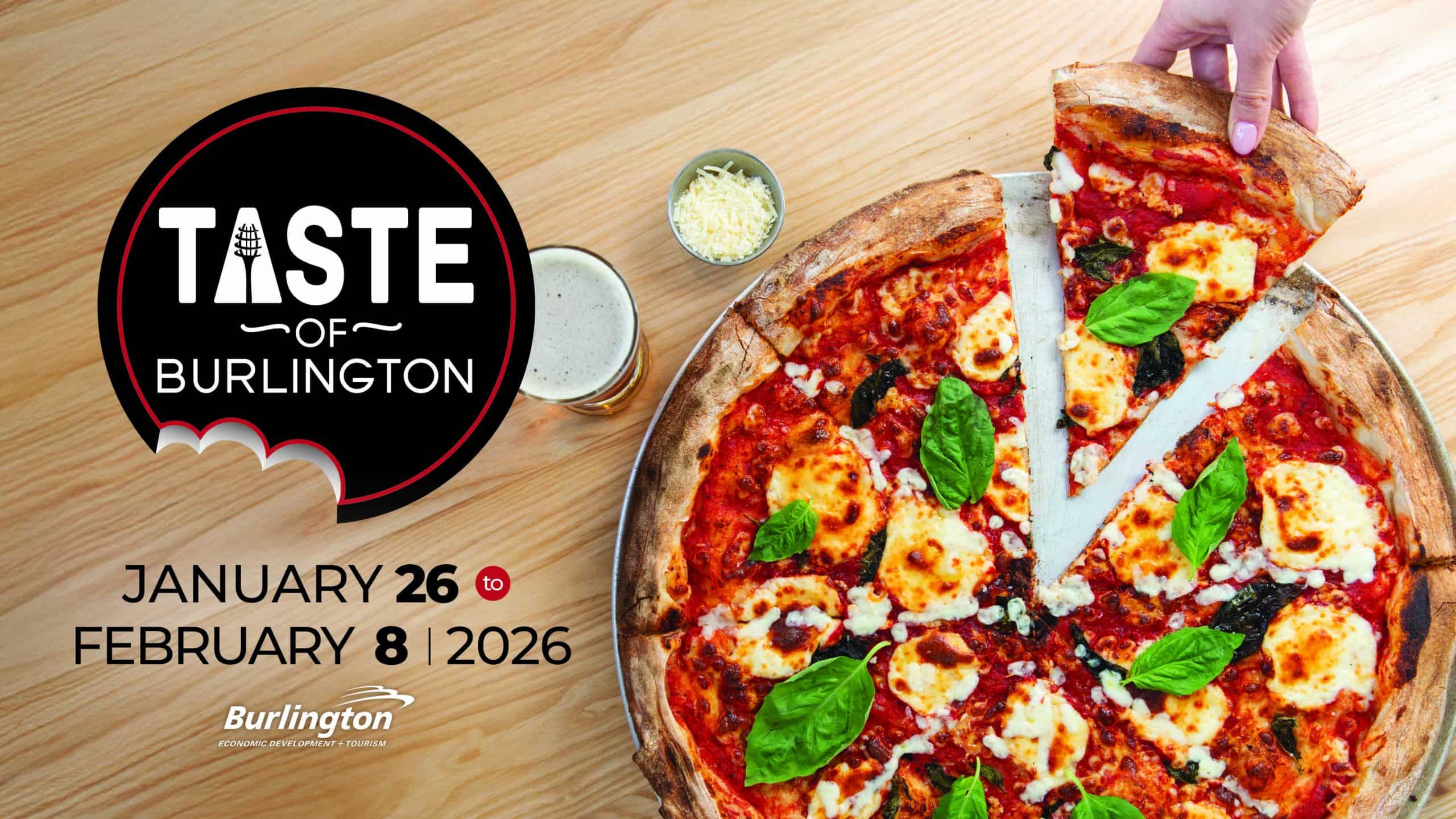 Taste of Burlington Returns January 26 – February 8, 2026